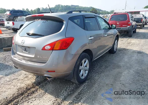 2009 Nissan Murano Sl from USA, damaged, VIN JN8AZ18W19W155941